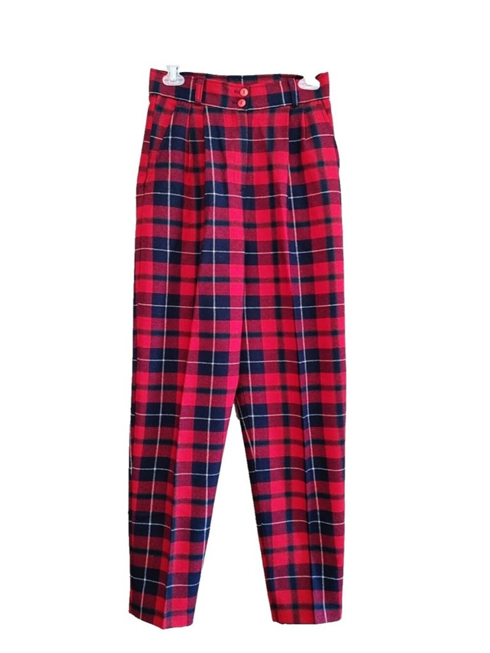 impromptu Canada vintage Polyester Wool Blend Plaid Pants Size 10